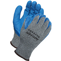 Proworks Latex Crinkle Coated Gloves 10g Dark Gray/blue Xl - Bag Of 12 Pairs (GCL10GX)