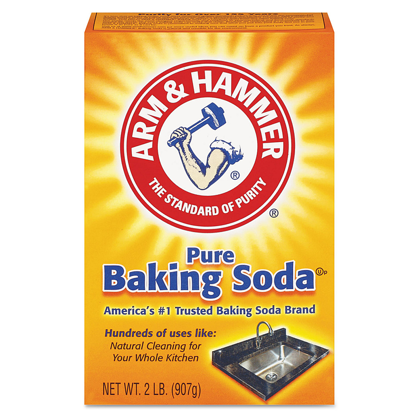 Arm & Hammer Baking Soda, 2 lb Box, 12/Carton (3320001140)