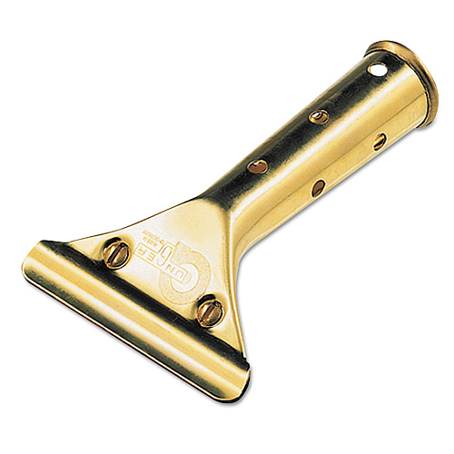 Unger Golden Clip Brass 4.5" Squeegee Handle (GS00)
