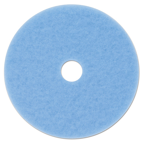 3M Hi-Performance Burnish Pad 3050, 20" Diameter, Sky Blue, 5/Carton (59825)