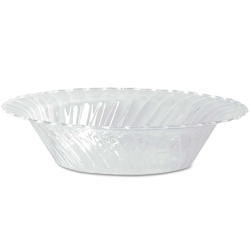 WNA Classicware Plastic Dinnerware, Bowls, Clear, 10 oz, 18/Pack, 10 Packs/CT (CWB10180)