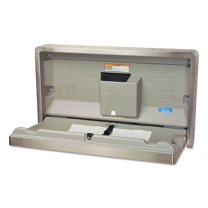 Koala Kare KB110SSWM Stainless Steel Horizontal Baby Changing Station