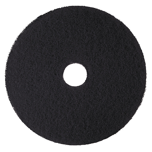 3M Low-Speed High Productivity Floor Pads 7300, 21" Diameter, Black, 5/Carton (08279)
