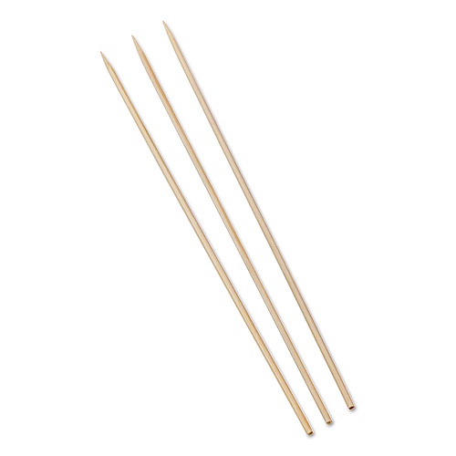 AmerCareRoyal Bamboo Skewers, Paper, 10", White, 100/Pack, 10 Packs/Box, 12 Boxes/Carton (R813)