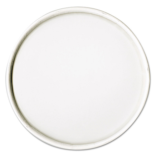 SOLO Spiral-Wound Paper Hot Cup Lids, Fits 16 oz Cups, White, 25/Sleeve, 20 Sleeves/Carton (CA16A)