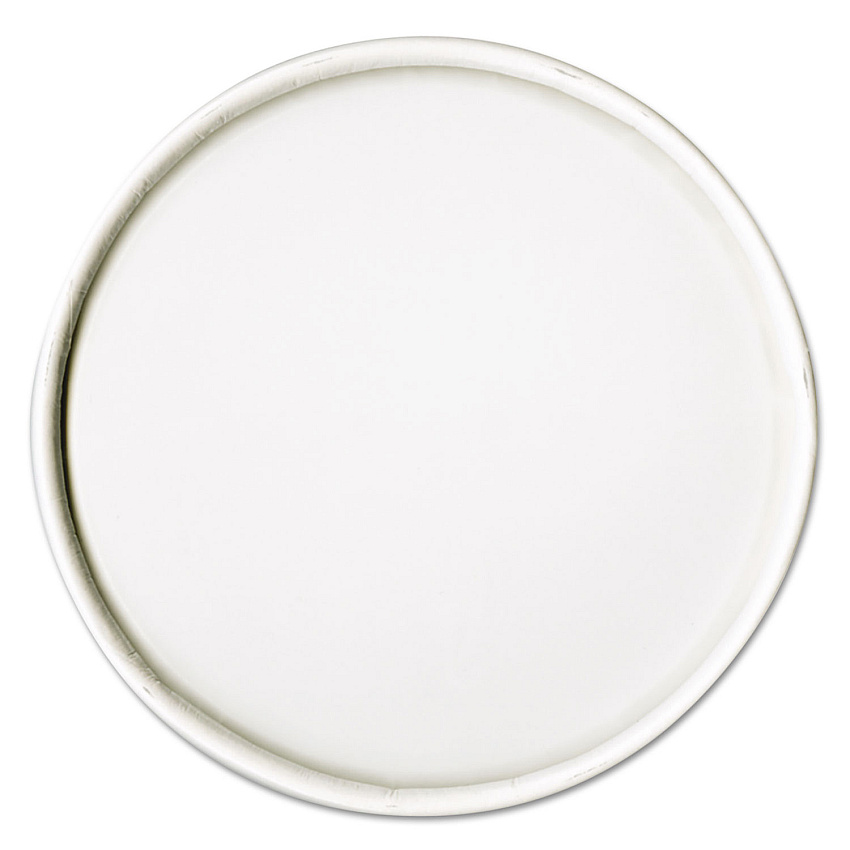 SOLO Spiral-Wound Paper Hot Cup Lids, Fits 16 oz Cups, White, 25/Sleeve, 20 Sleeves/Carton (CA16A)