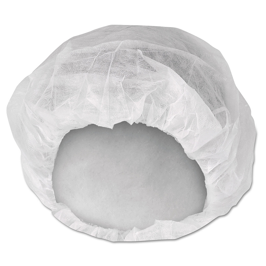 A10 Bouffant Caps, Medium, White, 200 Pack, 3 Packs/carton