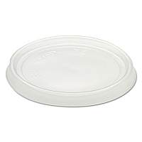 Dart Non-Vented Container Lids, Clear, Plastic, 100/Pack, 10 Packs/Carton (6CLR)
