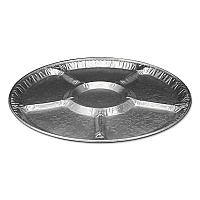 HFA Aluminum Lazy Susan, 6 Compartments, 18