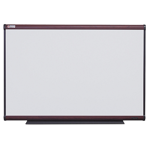 AbilityOne 7110016222118, SKILCRAFT Total Erase White Board, 48 x 36, White Surface, Brown Mahogany Frame