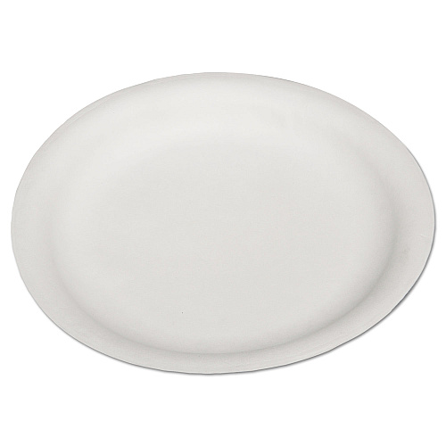 AbilityOne 7350002900594, SKILCRAFT Dinnerware, Plates, 9" dia, White, 500/Carton
