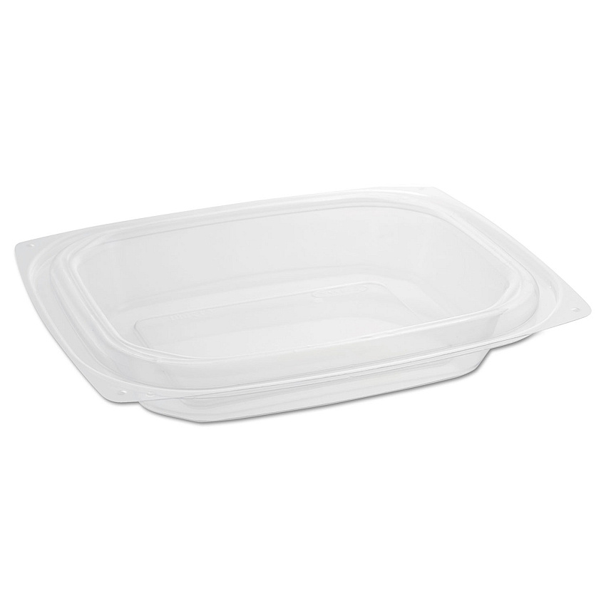 Clearpac Clear Container Lids, Dome, 4.9 X 5.9, Clear, Plastic, 63/pack, 16 Packs/carton