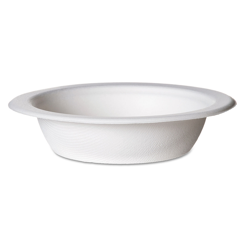 Eco-Products Renewable Sugarcane Bowls, 16 oz, Natural White, 50/Pack, 20 Packs/Carton (EPBL16)