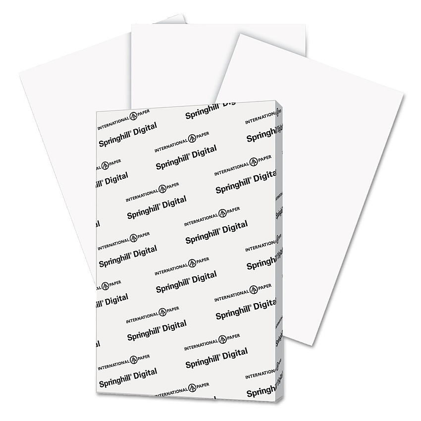 Springhill Digital Index White Card Stock, 92 Bright, 110 lb Index Weight, 11 x 17, White, 250/Pack (015334)