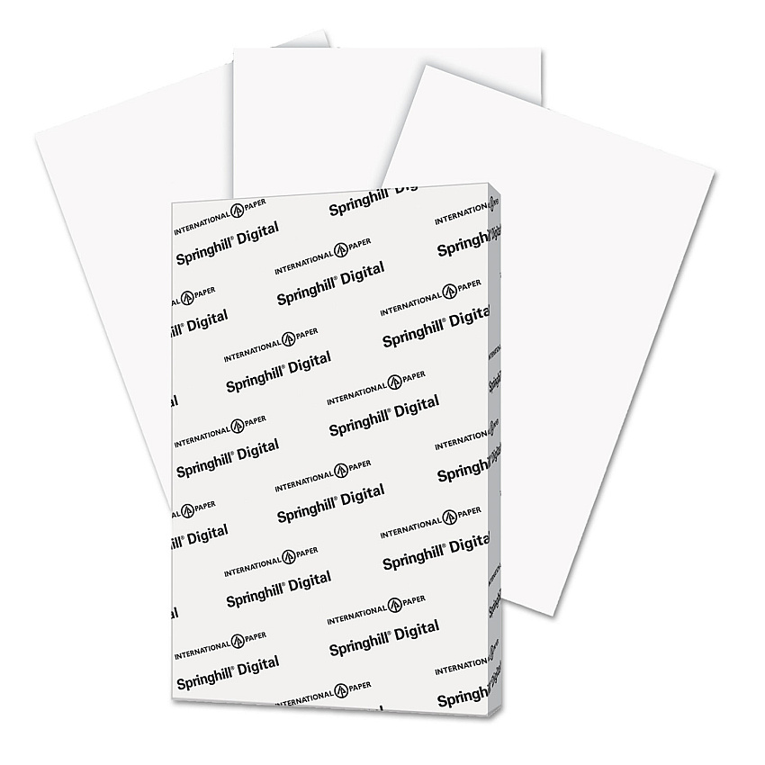 Springhill Digital Index White Card Stock, 92 Bright, 90 lb Index Weight, 11 x 17, White, 250/Pack (015110)