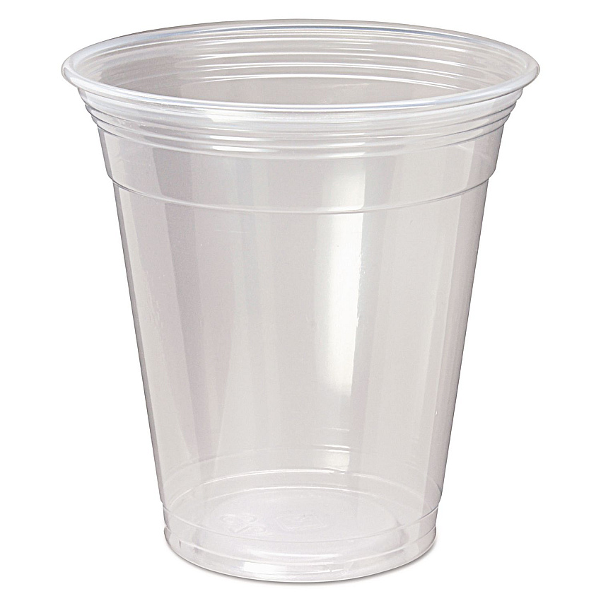 Fabri-Kal Nexclear Polypropylene Drink Cups, 12 to 14 oz, Plastic, Clear, 50/Bag, 20 Bags/Carton (NC12S)