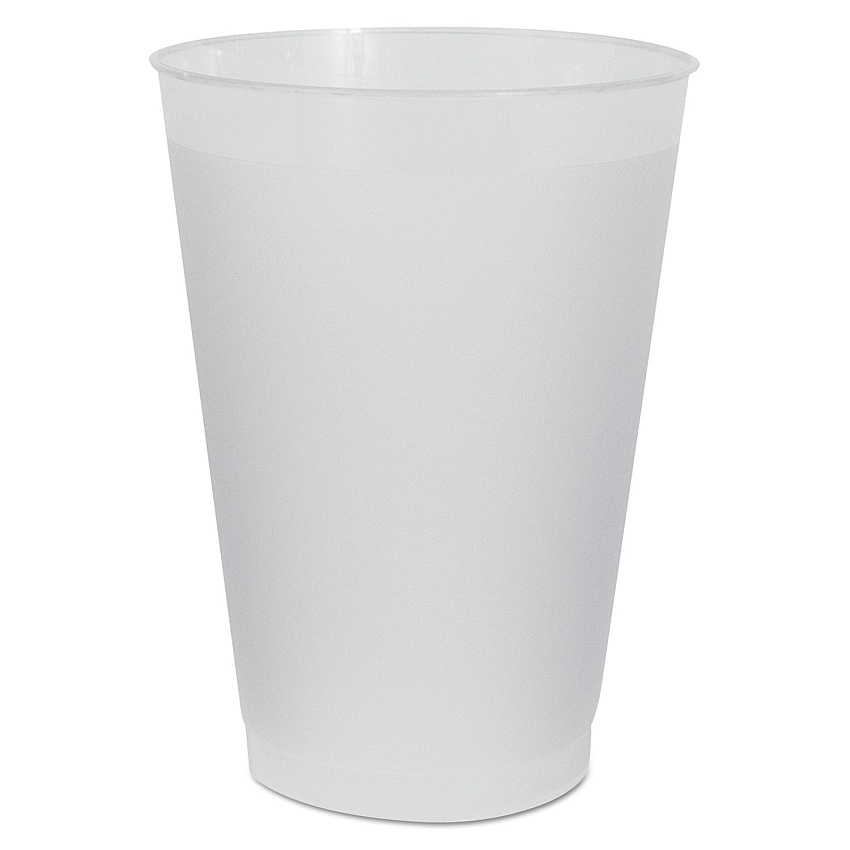 WNA Frost Flex Cups, Cold, 12 oz, Plastic, Frosted, 25/Pack, 20 Packs/Carton (PF12)