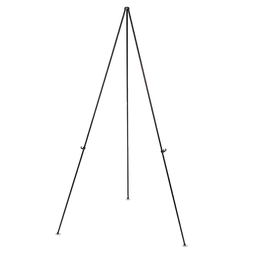 MasterVision Instant Easel, 61.5" High, Black, Steel, Lightweight (FLX04201MV)