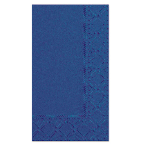 Hoffmaster Dinner Napkins, 2-Ply, 15 x 17, Navy Blue, 1,000/Carton (180522)
