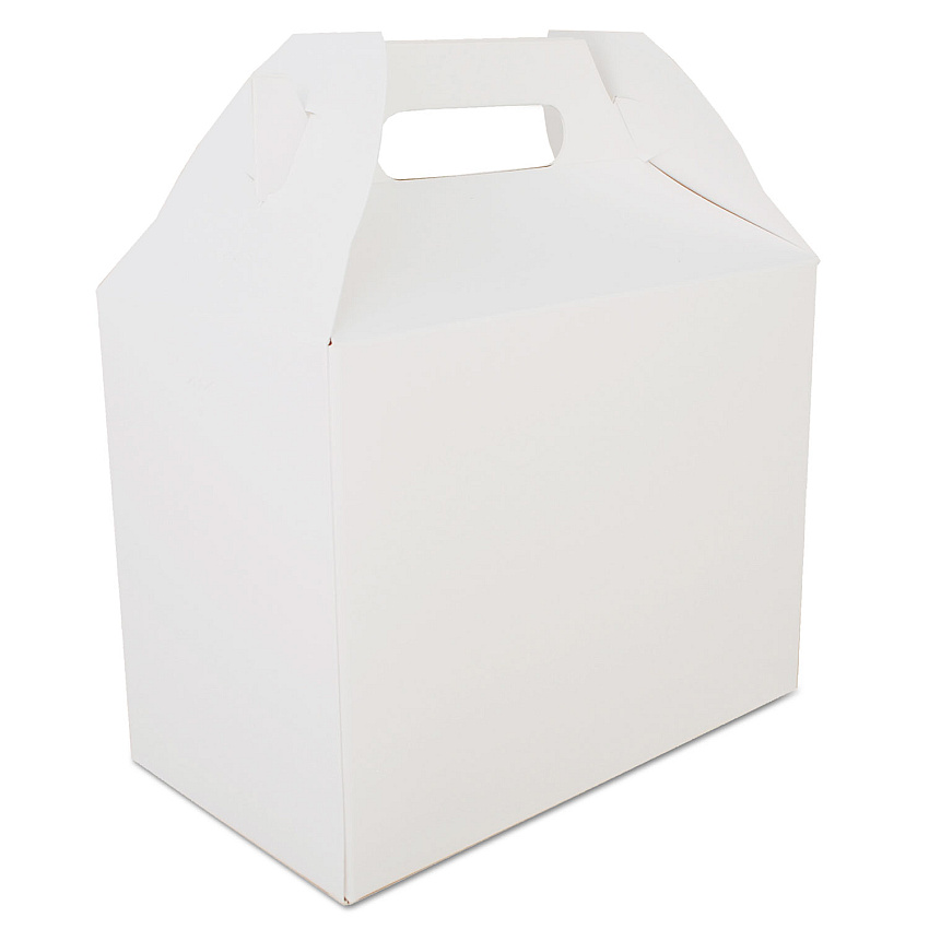 SCT Carryout Barn Boxes, 10 lb Capacity, 8.88 x 5 x 6.75, White, Paper, 150/Carton (2709)