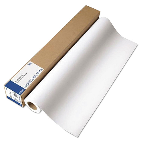 Epson GS Production Canvas Satin Paper Roll, 16.5 mil, 60" x 150 ft, Satin White (S045003)