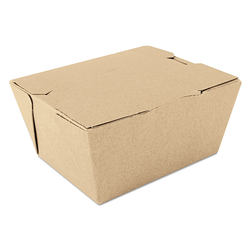 SCT ChampPak Carryout Boxes, #1, 4.38 x 3.5 x 2.5, Kraft, Paper, 450/Carton (0731)