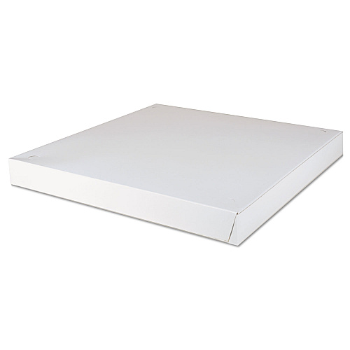 Lock-corner Pizza Boxes, 18 X 18 X 1.88, White, Paper, 50/carton