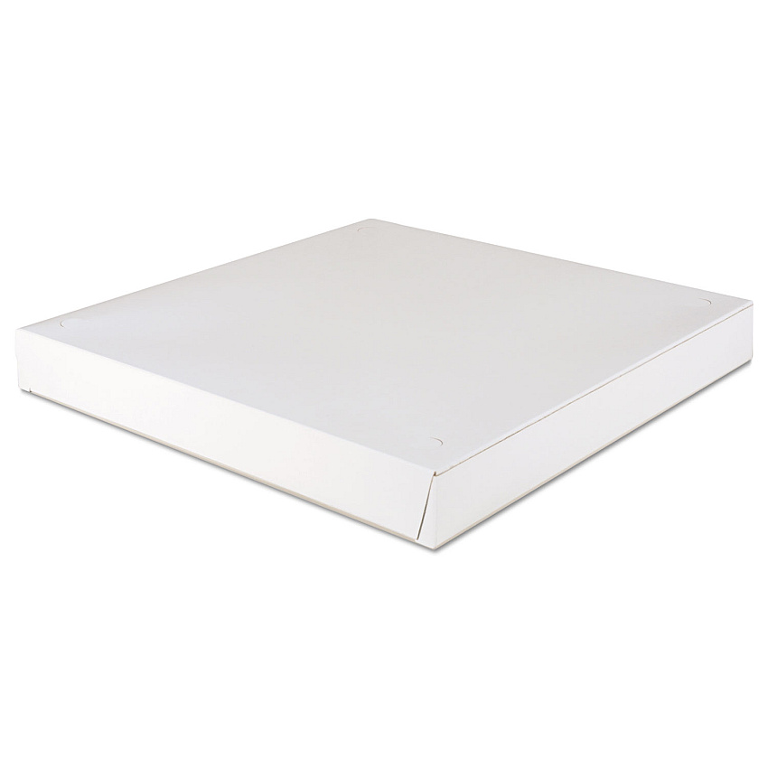 SCT Lock-Corner Pizza Boxes, 16 x 16 x 1.88, White, Paper, 100/Carton (1450)