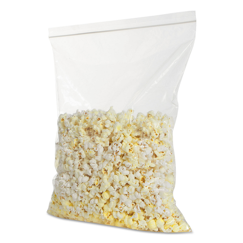 BagCo Zippit Resealable Bags, 4 mil, 13" x 18", Clear, 100 Bags/Pack, 5 Packs/Carton (MGZ4P1318)