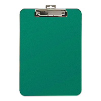 Mobile OPS Unbreakable Recycled Clipboard, 0.25" Clip Capacity, Holds 8.5 x 11 Sheets, Green (61626)