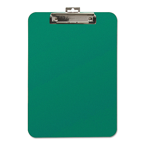 Mobile OPS Unbreakable Recycled Clipboard, 0.25" Clip Capacity, Holds 8.5 x 11 Sheets, Green (61626)