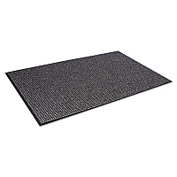 Crown Mats Oxford Wiper Mat, Rectangular, Charcoal Gray/Black Loop Pile Surface, 48" x 72" (OXH046GY)