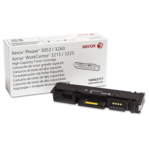 Xerox 106R02777 High-Yield Toner, 3,000 Page-Yield, Black
