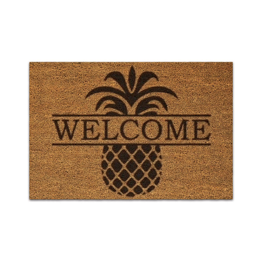 Coir Rug - Welcome Pineapple - 16x24, 1 Each (P-COIR1624SC-WP)