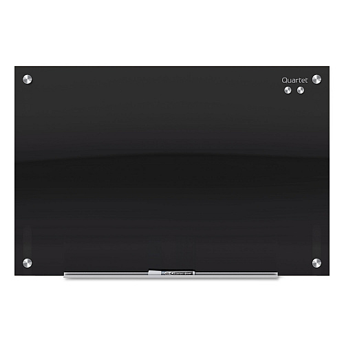 Quartet Infinity Glass Marker Board, 72 x 48, Black Surface (G7248B)