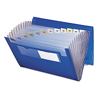 Smead Expanding File With Color Tab Inserts, 9
