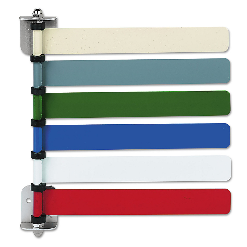 Medline Room ID Flag System, 6 Flags, Primary Colors (OMD291716)