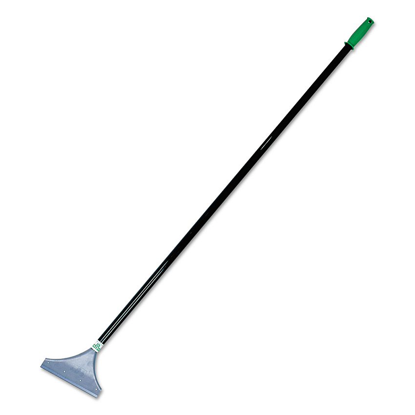 Unger Heavy-Duty Floor Scraper, 8" Blade, 5 ft Handle, Zinc Alloy Head (HDSS)