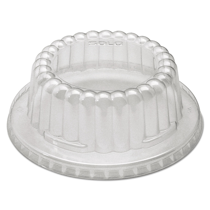 Dart DF120090 Flat-Top Dome PET Plastic Lids