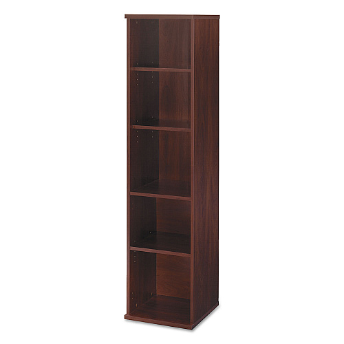 Bush Series C Collection 18W 5 Shelf Bookcase, Hansen Cherry (WC24412)