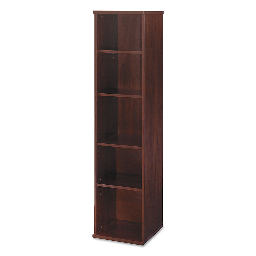 Bush Series C Collection 18W 5 Shelf Bookcase, Hansen Cherry (WC24412)