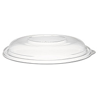 Dart PresentaBowls Clear Dome Lids, 7.3 Diameter x 1.1 h, Clear, Plastic, 63 Lids/Bag, 4 Bags/Carton (C64BDL)