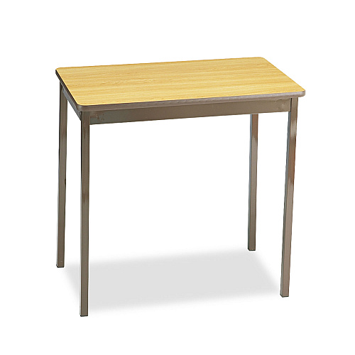 Barricks Utility Table, Rectangular, 30w x 18d x 30h, Oak/Brown (UT183030LQ)