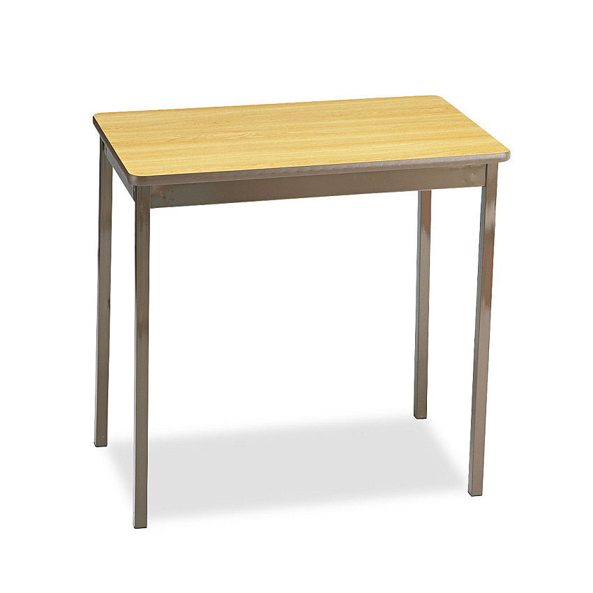 Barricks Utility Table, Rectangular, 30w x 18d x 30h, Oak/Brown (UT183030LQ)