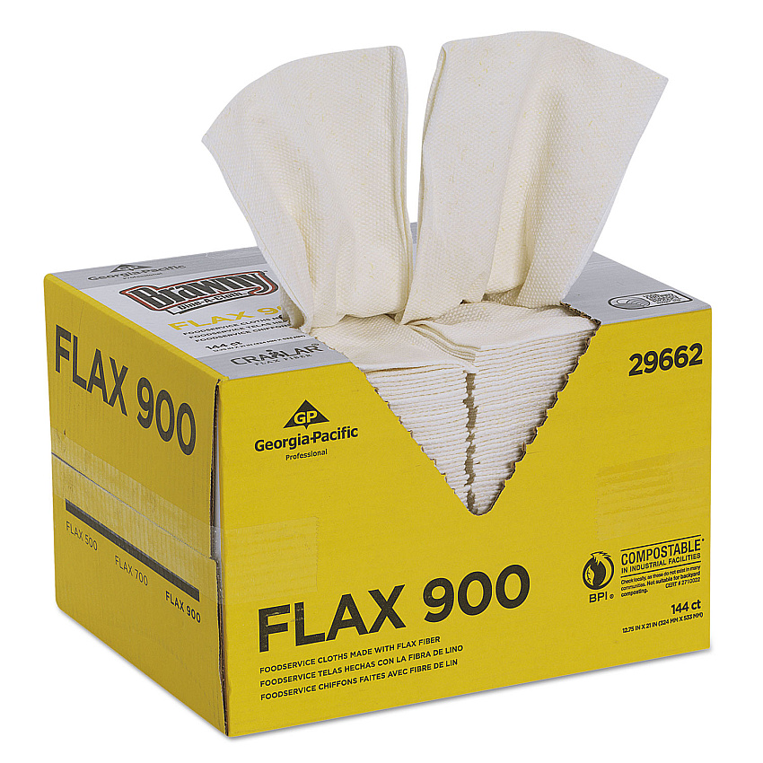 Brawny 29662 Dine-A-Cloth Dine-A-Cloth FLAX Foodservice Wipers
