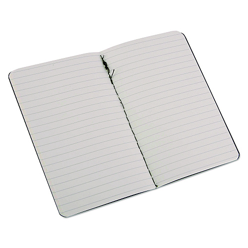 Moleskine Cahier Journal, 1-Subject, Narrow Rule, Black Cover, (64) 5.5 x 3.5 Sheets, 3/Pack (QP311)