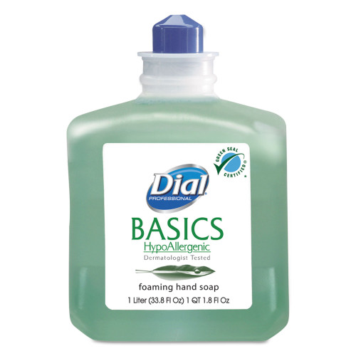 Dial Basics Foaming Hand Wash, Refill, Honeysuckle, 1000 mL