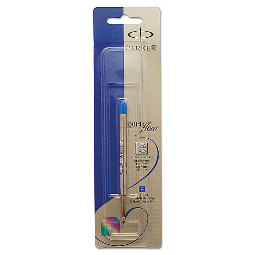 Refill for Parker Ballpoint Pens, Medium Conical Tip, Blue Ink (1950371)