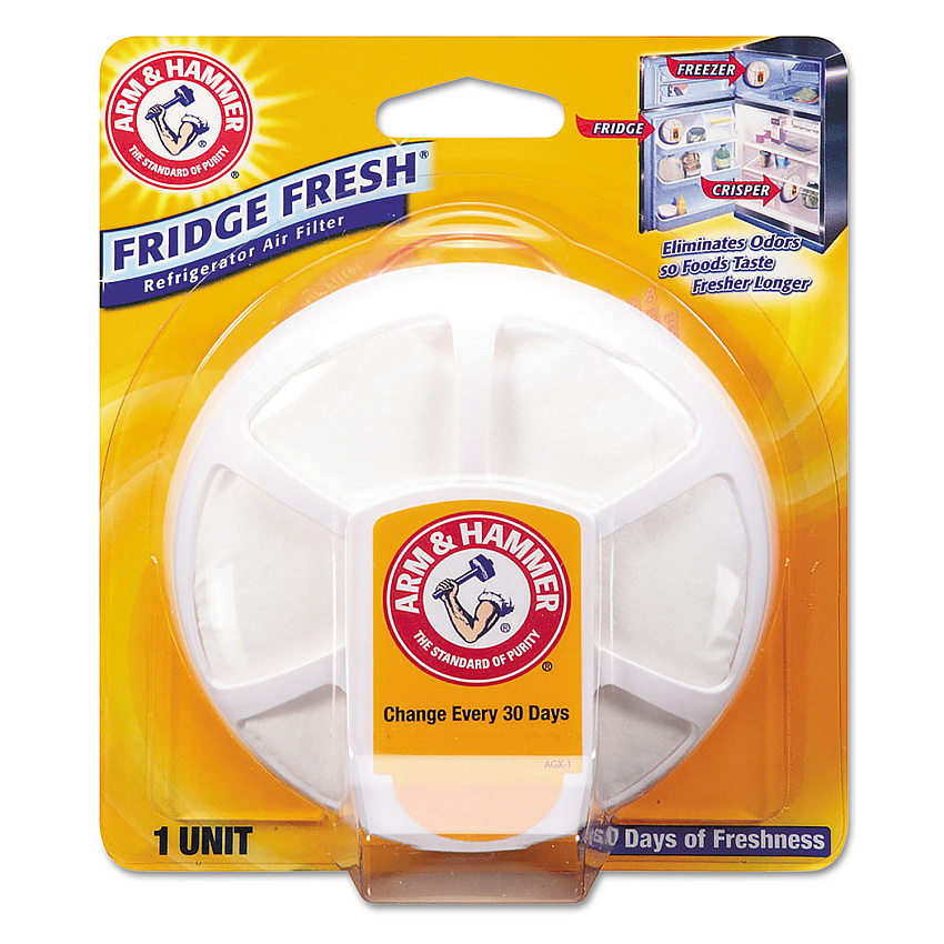 Arm & Hammer Fridge Fresh Baking Soda, Unscented, 5.5 oz, 8/Carton (3320001710)