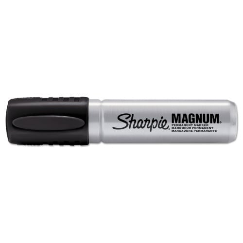 Sharpie Magnum Permanent Marker, Broad Chisel Tip, Black (44001)